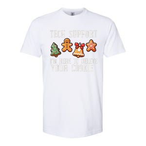 Christmas Tech Support Here To Delete Cookies Xmas Softstyle CVC T-Shirt