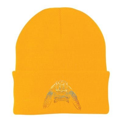 Colorful Turtle Sea Life Knit Cap Winter Beanie