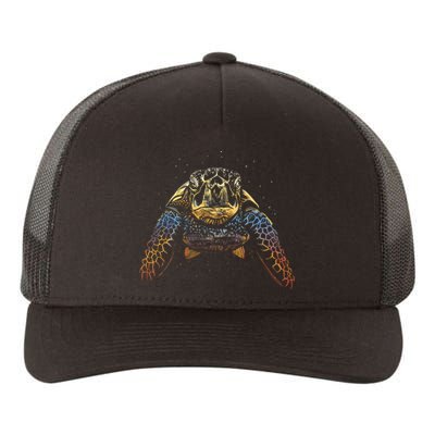 Colorful Turtle Sea Life Yupoong Adult 5-Panel Trucker Hat