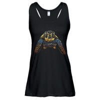 Colorful Turtle Sea Life Ladies Essential Flowy Tank