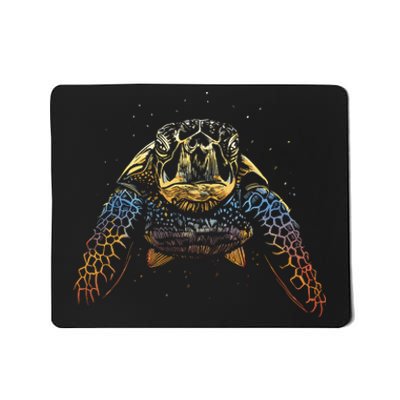 Colorful Turtle Sea Life Mousepad