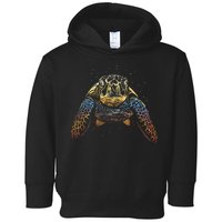 Colorful Turtle Sea Life Toddler Hoodie