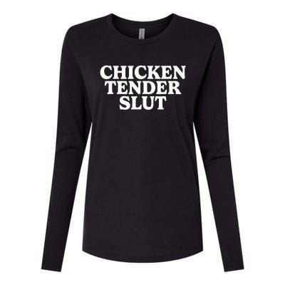 Chicken Tender Slut Womens Cotton Relaxed Long Sleeve T-Shirt