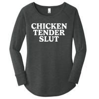 Chicken Tender Slut Women's Perfect Tri Tunic Long Sleeve Shirt