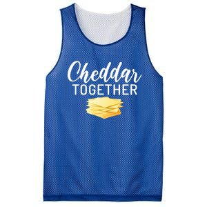 Cheddar Together Snack Cheese Gift Mesh Reversible Basketball Jersey Tank