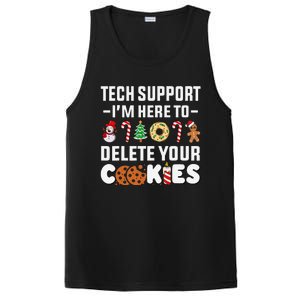 Christmas Tech Support Here To Delete Your Cookies Xmas Cool PosiCharge Competitor Tank