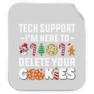 Christmas Tech Support Here To Delete Your Cookies Xmas Cool Permanent Decal Sticker