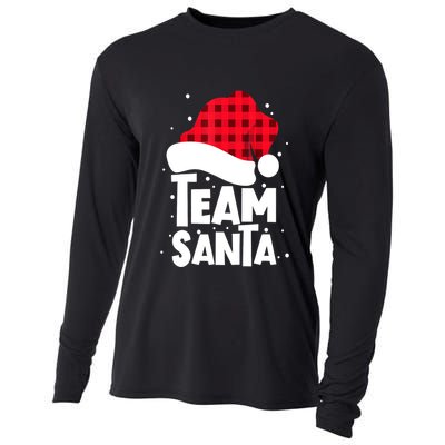 Christmas Team Santa Squad Family Matching Pajamas Gift Cooling Performance Long Sleeve Crew
