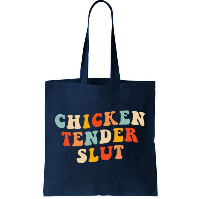 Chicken Tender Slut Retro Tote Bag