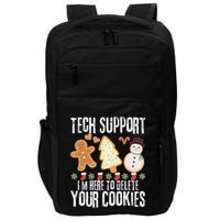 Christmas Tech Support Here To Delete Cookies Xmas Impact Tech Backpack