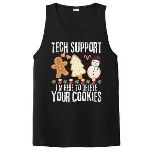 Christmas Tech Support Here To Delete Cookies Xmas PosiCharge Competitor Tank