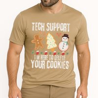 Christmas Tech Support Here To Delete Cookies Xmas Cooling Performance Crew T-Shirt