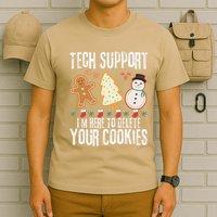 Christmas Tech Support Here To Delete Cookies Xmas T-Shirt