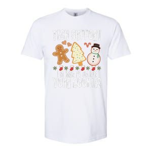 Christmas Tech Support Here To Delete Cookies Xmas Softstyle CVC T-Shirt