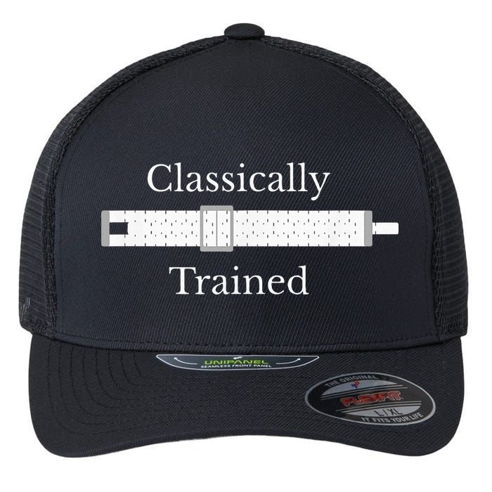 Classically Trained Slide Rule Mechanical Analog Calculator Flexfit Unipanel Trucker Cap