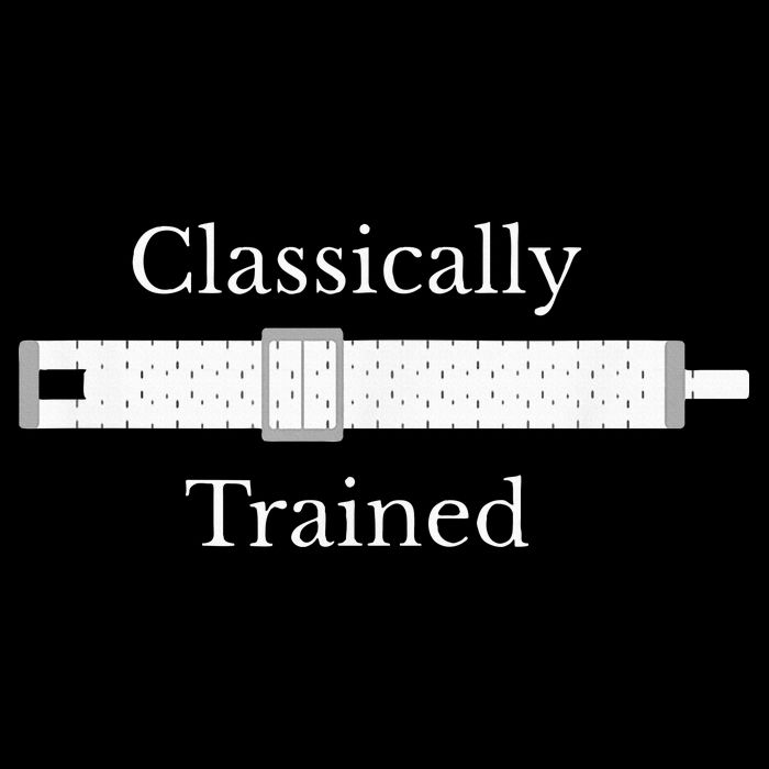 Classically Trained Slide Rule Mechanical Analog Calculator Full-Length Apron With Pockets