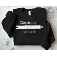 Classically Trained Slide Rule Mechanical Analog Calculator Sweatshirt
