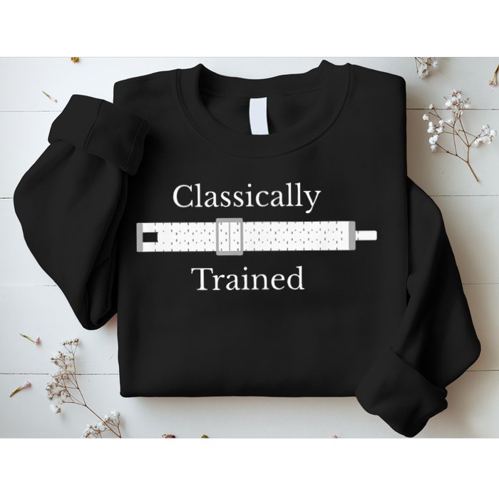 Classically Trained Slide Rule Mechanical Analog Calculator Sweatshirt