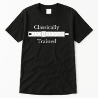 Classically Trained Slide Rule Mechanical Analog Calculator Tall T-Shirt