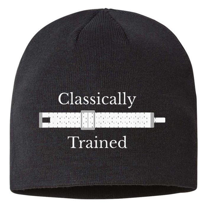 Classically Trained Slide Rule Mechanical Analog Calculator Sustainable Beanie