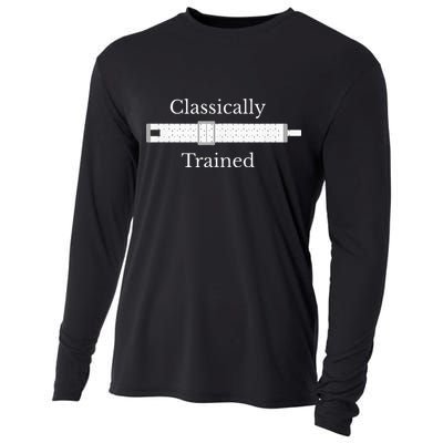Classically Trained Slide Rule Mechanical Analog Calculator Cooling Performance Long Sleeve Crew