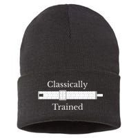 Classically Trained Slide Rule Mechanical Analog Calculator Sustainable Knit Beanie