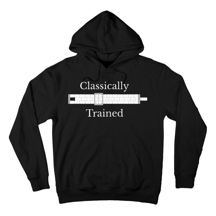 Classically Trained Slide Rule Mechanical Analog Calculator Tall Hoodie