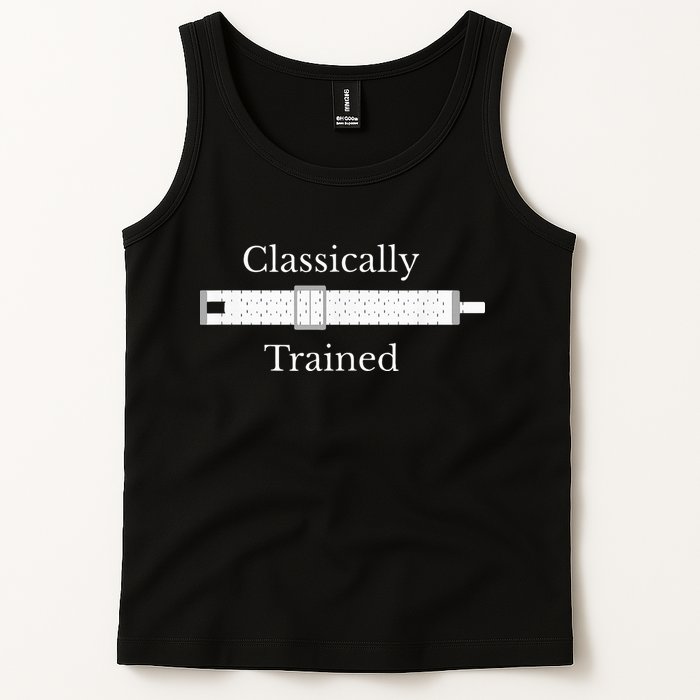 Classically Trained Slide Rule Mechanical Analog Calculator Tank Top