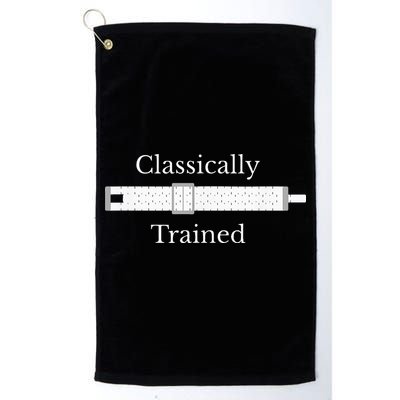 Classically Trained Slide Rule Mechanical Analog Calculator Golf Towel