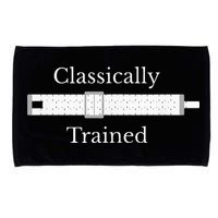 Classically Trained Slide Rule Mechanical Analog Calculator Microfiber Hand Towel