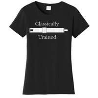 Classically Trained Slide Rule Mechanical Analog Calculator Women's T-Shirt