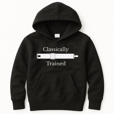 Classically Trained Slide Rule Mechanical Analog Calculator Kids Hoodie