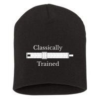 Classically Trained Slide Rule Mechanical Analog Calculator Short Acrylic Beanie