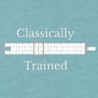 Classically Trained Slide Rule Mechanical Analog Calculator Sueded Cloud Jersey T-Shirt