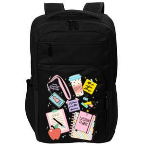 Cute Teacher Stuff School Life Impact Tech Backpack