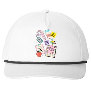 Cute Teacher Stuff School Life Snapback Five-Panel Rope Hat