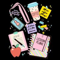 Cute Teacher Stuff School Life 16 in Basic Backpack