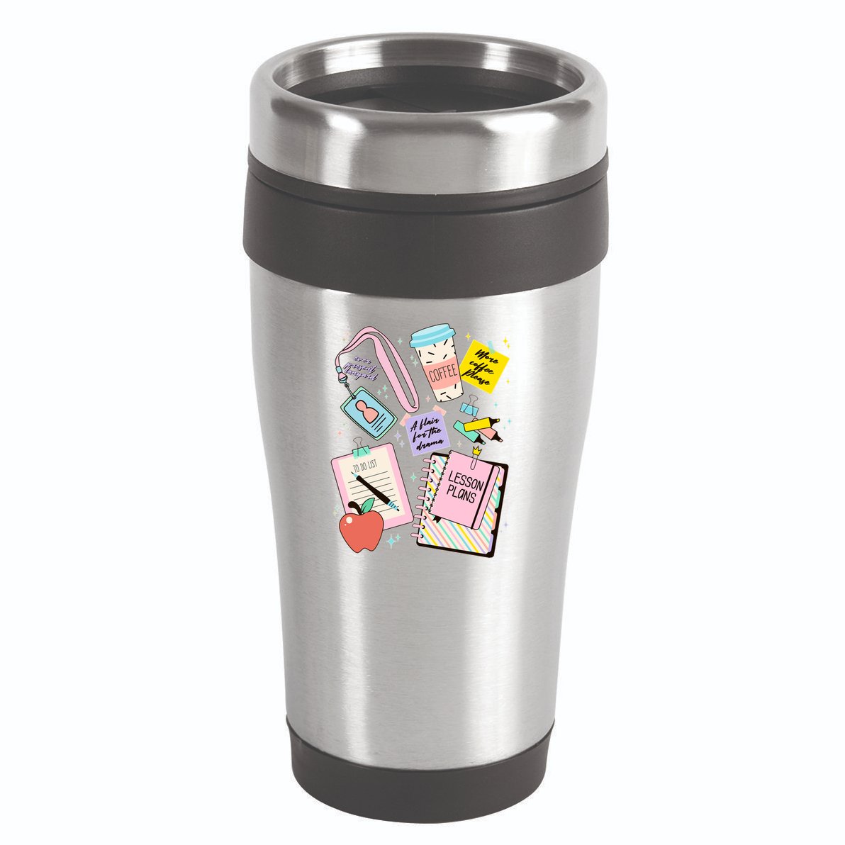 Cute Teacher Stuff School Life 16oz Travel Tumbler