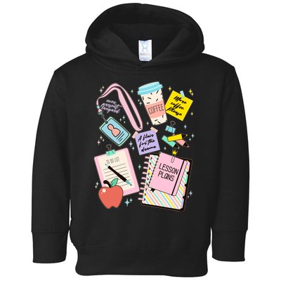 Cute Teacher Stuff School Life Toddler Hoodie