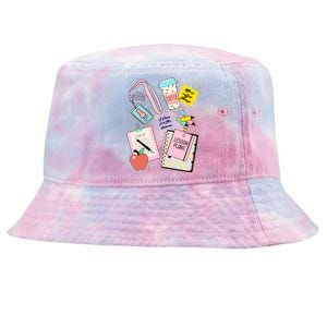 Cute Teacher Stuff School Life Tie-Dyed Bucket Hat