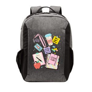 Cute Teacher Stuff School Life Vector Backpack