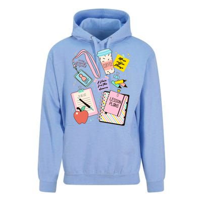 Cute Teacher Stuff School Life Unisex Surf Hoodie