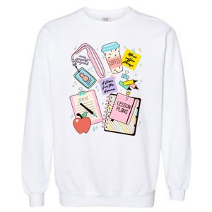 Cute Teacher Stuff School Life Garment-Dyed Sweatshirt