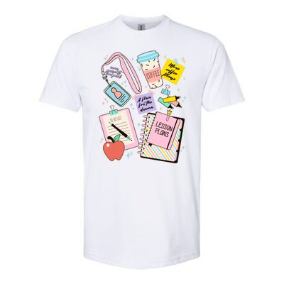 Cute Teacher Stuff School Life Softstyle® CVC T-Shirt