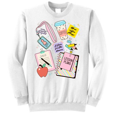 Cute Teacher Stuff School Life Sweatshirt