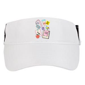 Cute Teacher Stuff School Life Adult Drive Performance Visor