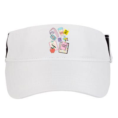 Cute Teacher Stuff School Life Adult Drive Performance Visor