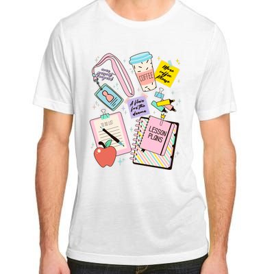 Cute Teacher Stuff School Life Adult ChromaSoft Performance T-Shirt