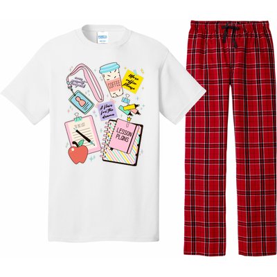 Cute Teacher Stuff School Life Pajama Set