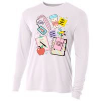 Cute Teacher Stuff School Life Cooling Performance Long Sleeve Crew